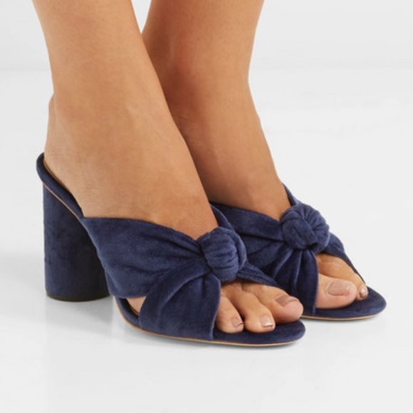 loeffler randall velvet mules